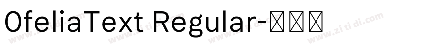 0feliaText Regular字体转换